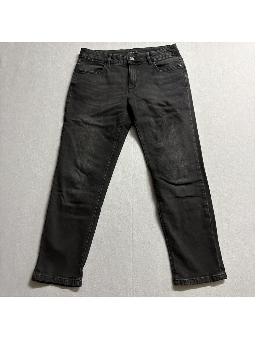 Sisley Lima Slim Carrot Fit Jeans W27 Fits Like 31x26 Gray Stretch Denim